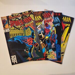 Lot of 5 Spider-Man 2099 Comic Book 6 7 8 9 10 Marvel 1993 Run Comics 90s Vtg D